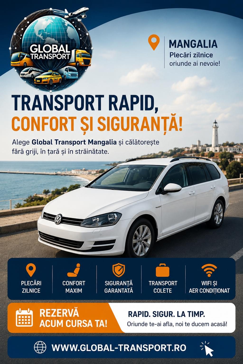 Global Transport Mangalia — Transport rapid, confort și siguranță